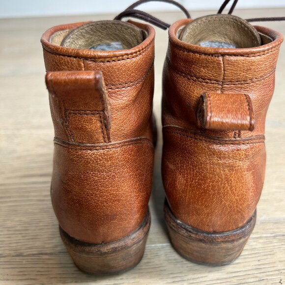 Frye Leather Women's Ankle Combat Boots - Size 7 - Picture 3 of 10